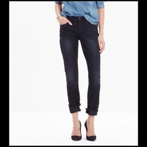 MADEWELL | slim boyjean black denim 24 trent wash